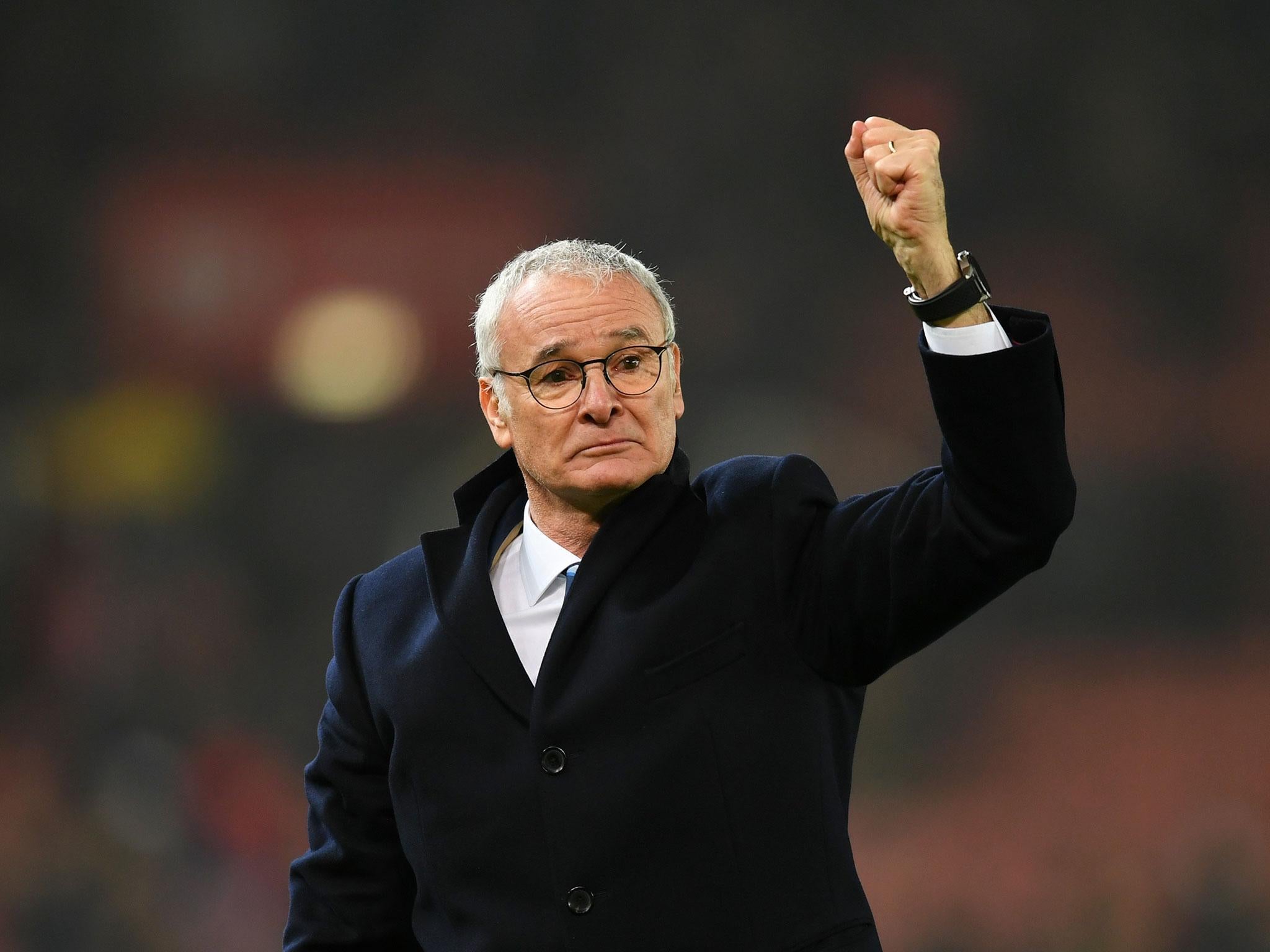 Ranieri's men came from a goal down to beat Everton 2-1 on Saturday