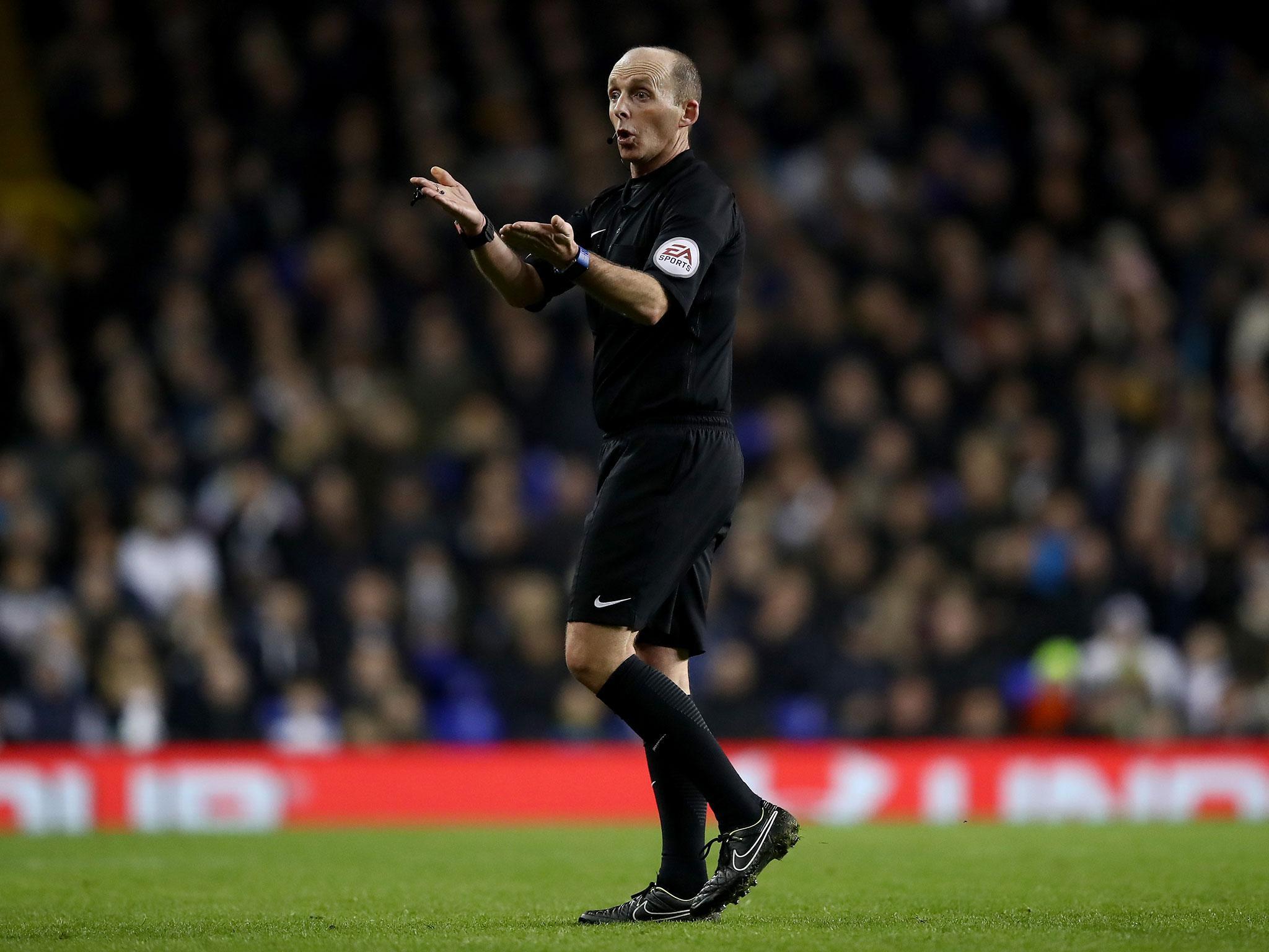 Mike Dean was a controversial choice as referee