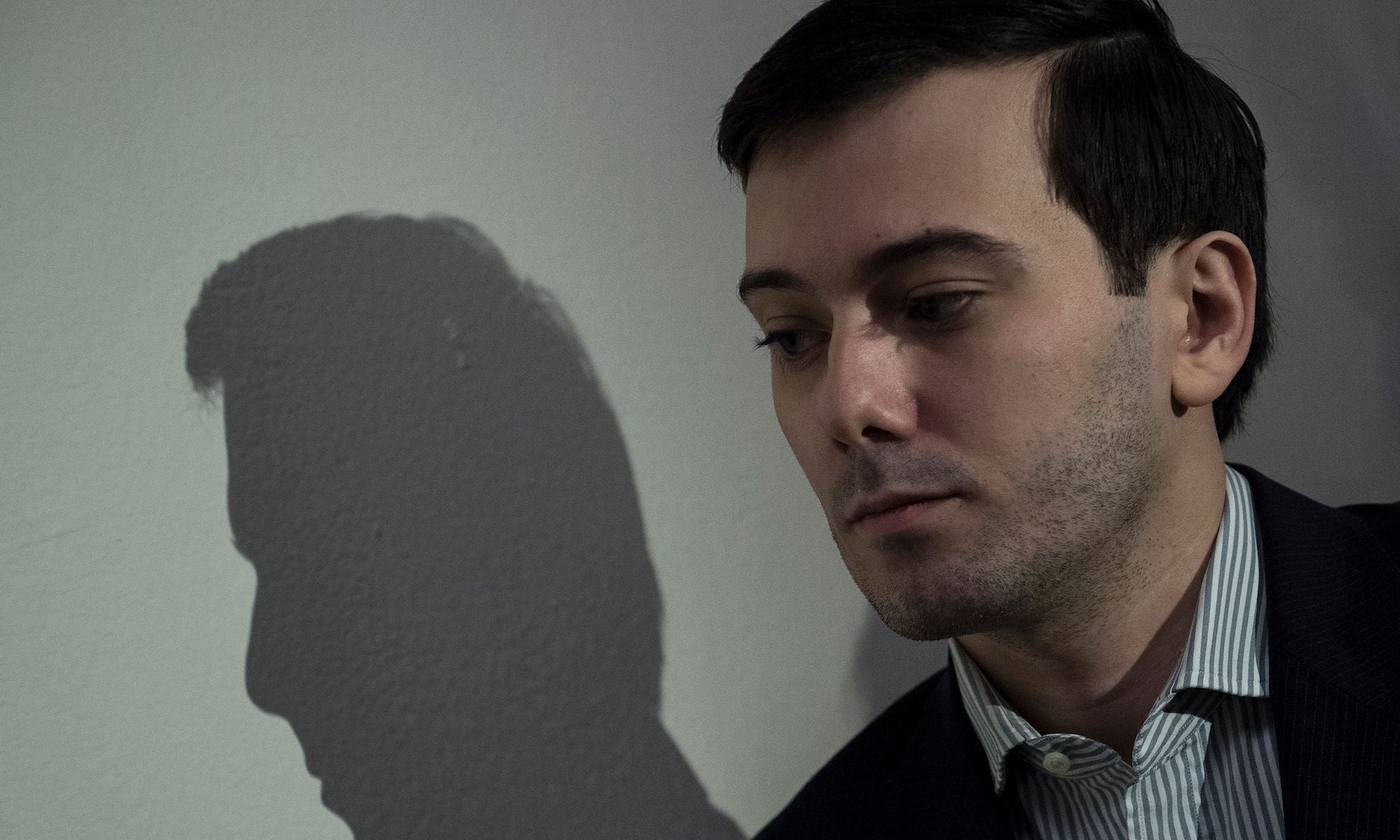 Martin Shkreli leaves after invoking his Fifth Amendment rights during a hearing of the House Oversight and Government Reform Committee on Capitol Hill February 4, 2016 in Washington, DC.