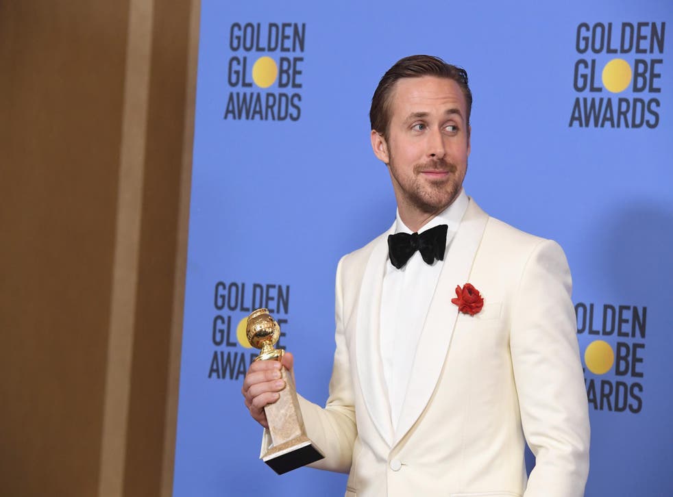 Ryan Gosling at the Golden Globes 2017
