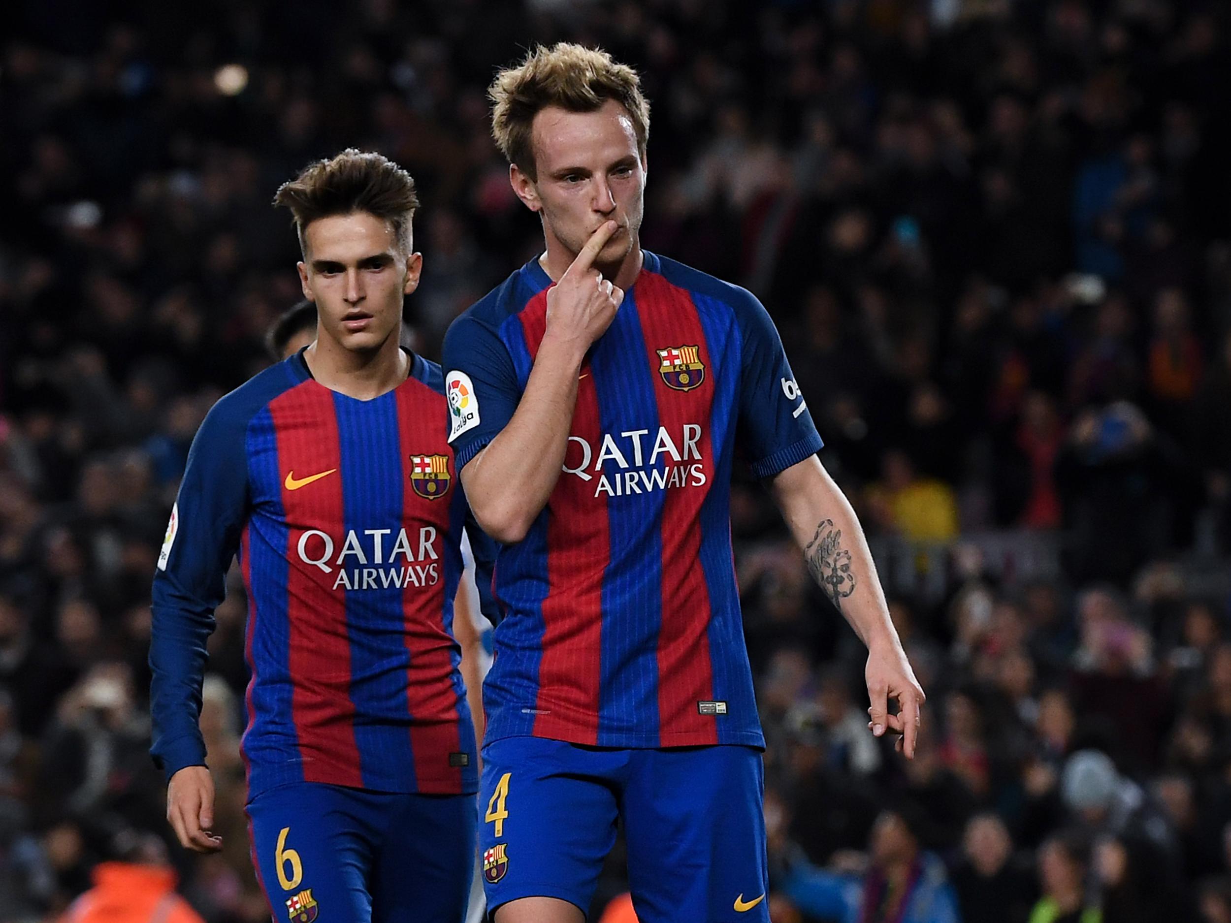 Rakitic was left out of the Barcelona squad on Sunday