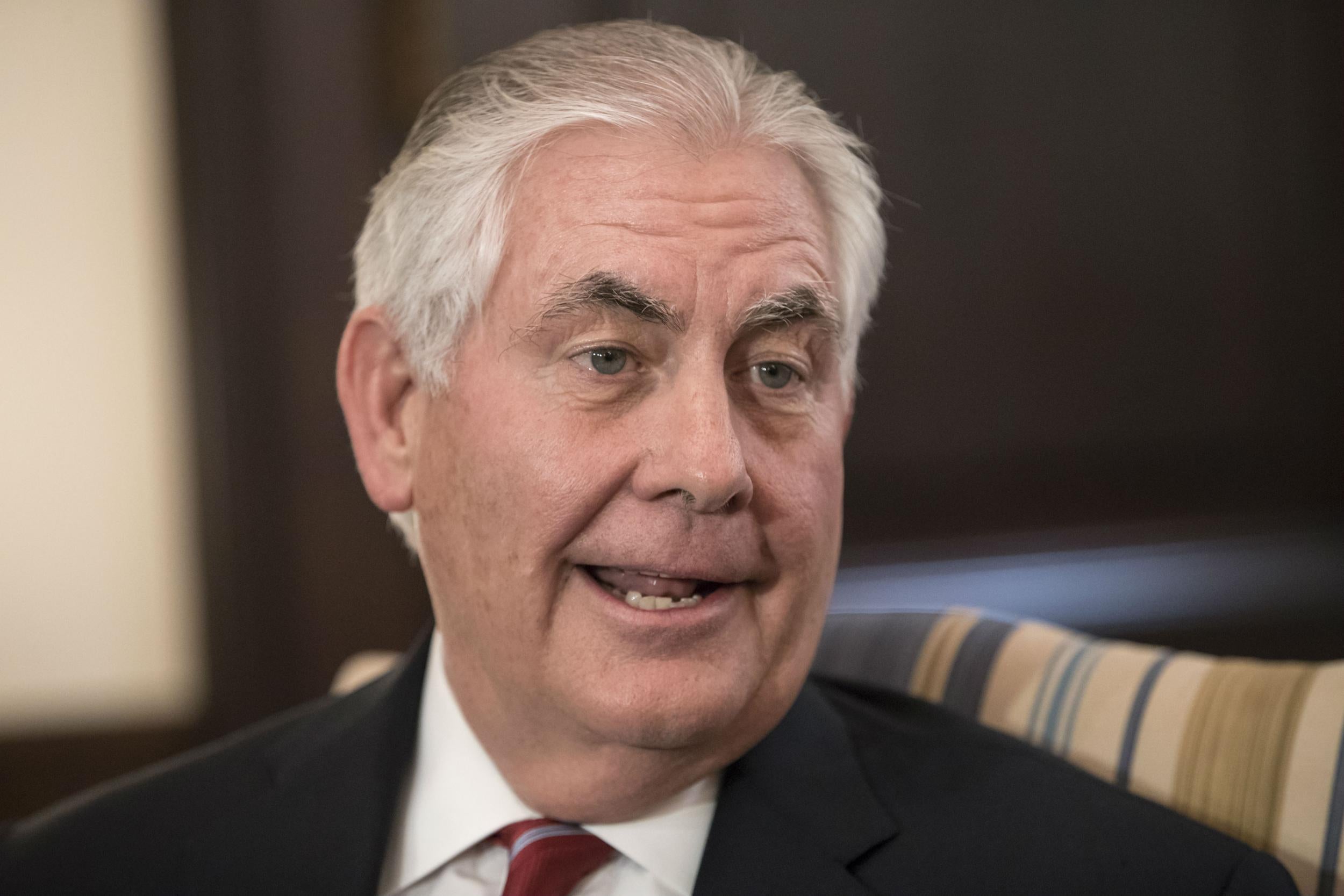 Mr Tillerson has to be confirmed as secretary of state by the US Senate