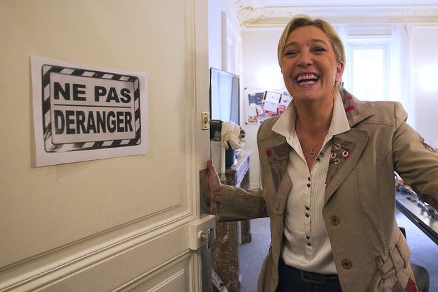 French presidential candidate Marine Le Pen has appealed to those in the country with far-right ideals