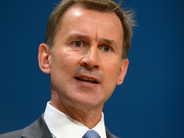 Jeremy Hunt looks set to become the richest MP in the cabinet as the row over the NHS 'crisis' continues