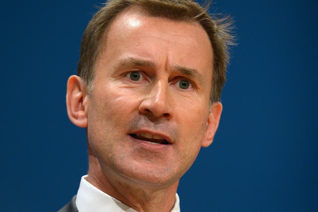 Jeremy Hunt looks set to become the richest MP in the cabinet as the row over the NHS 'crisis' continues