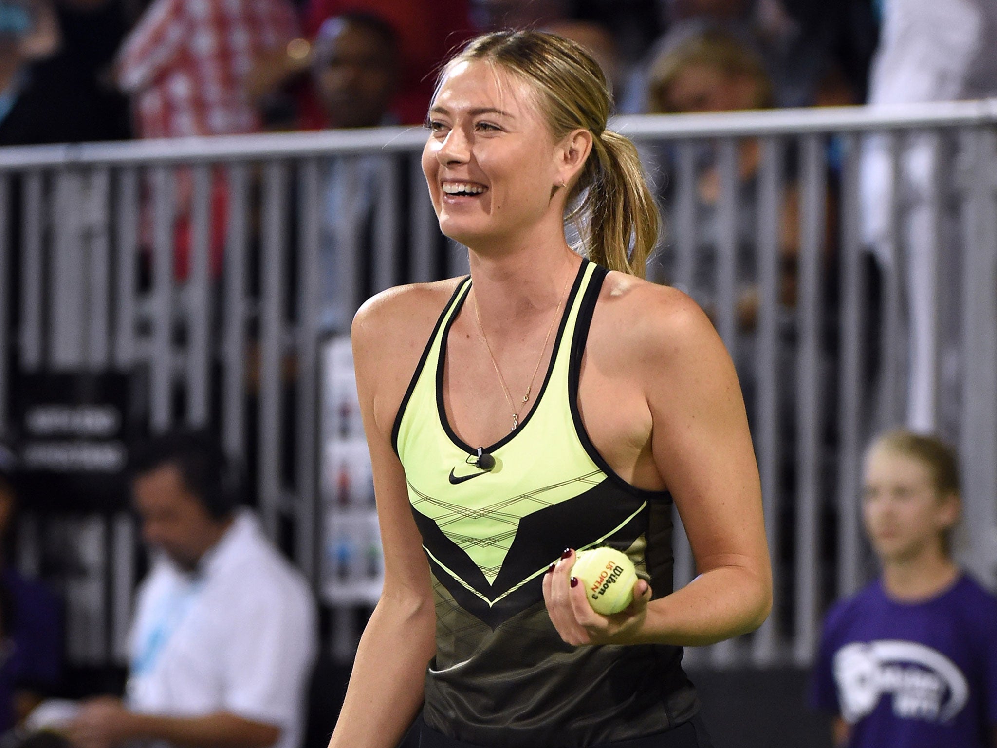 Maria Sharapova announces return from drug ban at Porsche Grand Prix even though it starts two days before expiry The Independent The Independent pic