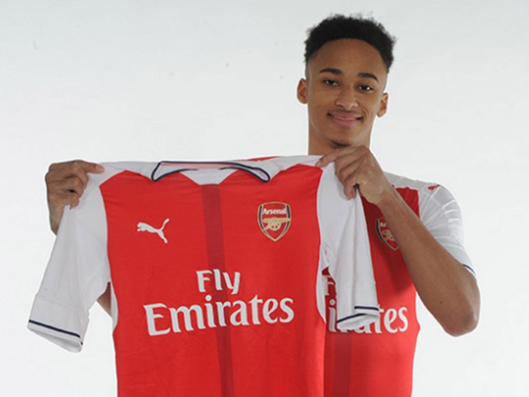 Arsenal have announced the signing of Cohen Bramall from non-league Hednesford Town