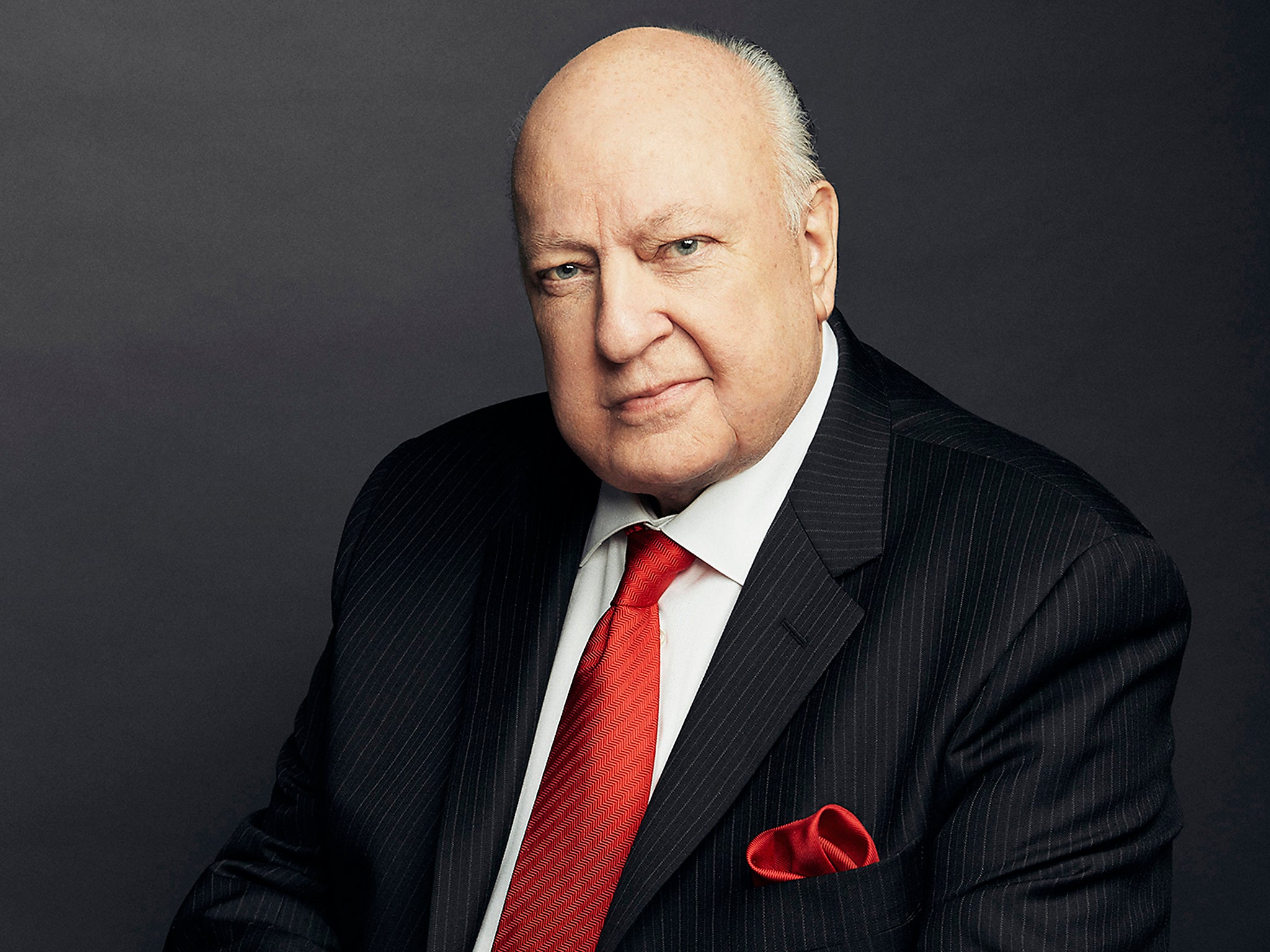 Arch-rival: former Fox News chief Roger Ailes, long-time nemesis of James and his siblings