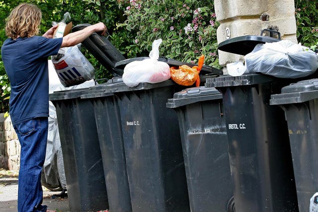 Residents who can’t fully close their wheelie bins will be punished under the revised rules