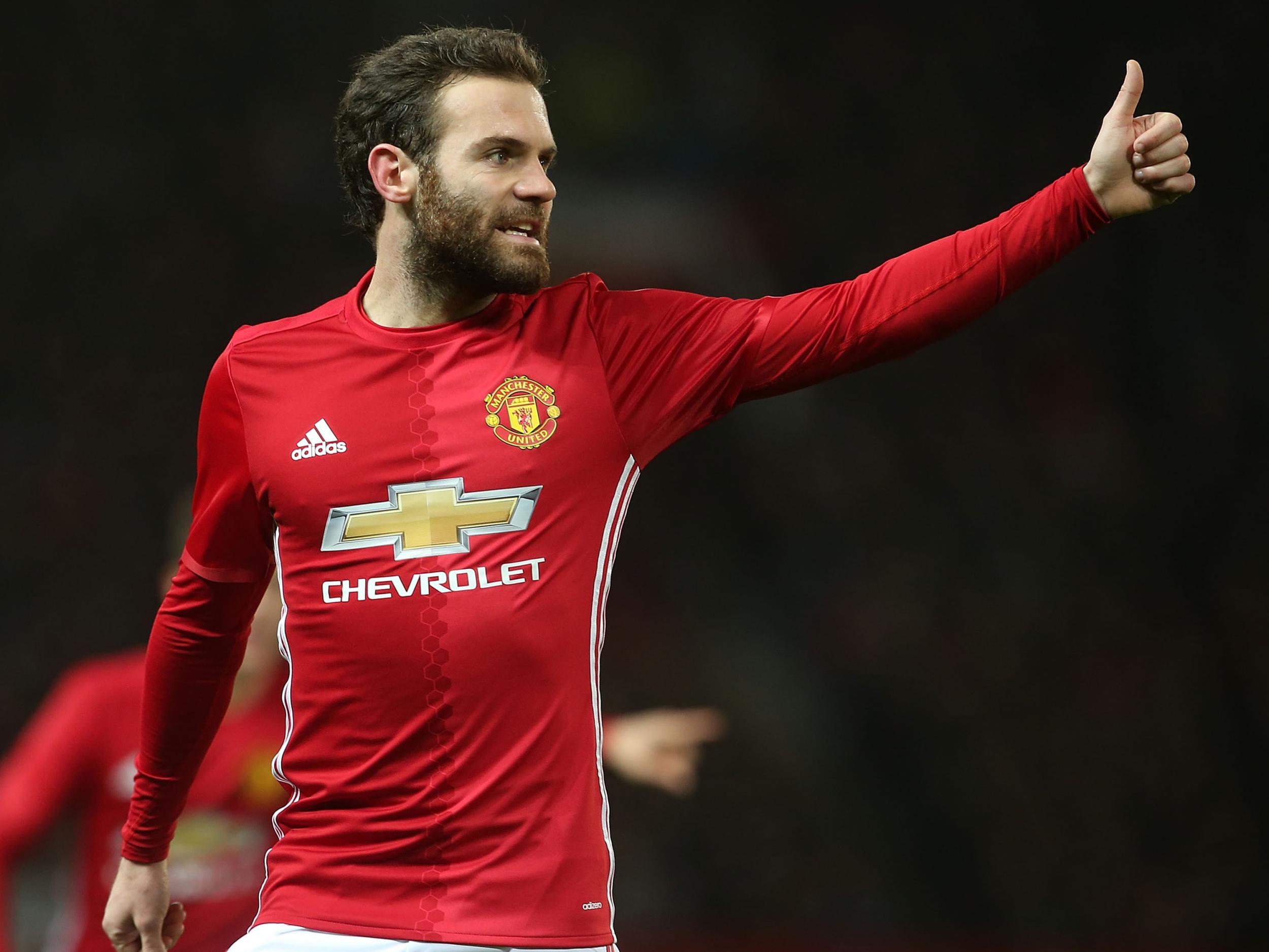 Juan Mata scored from close range to give United the lead