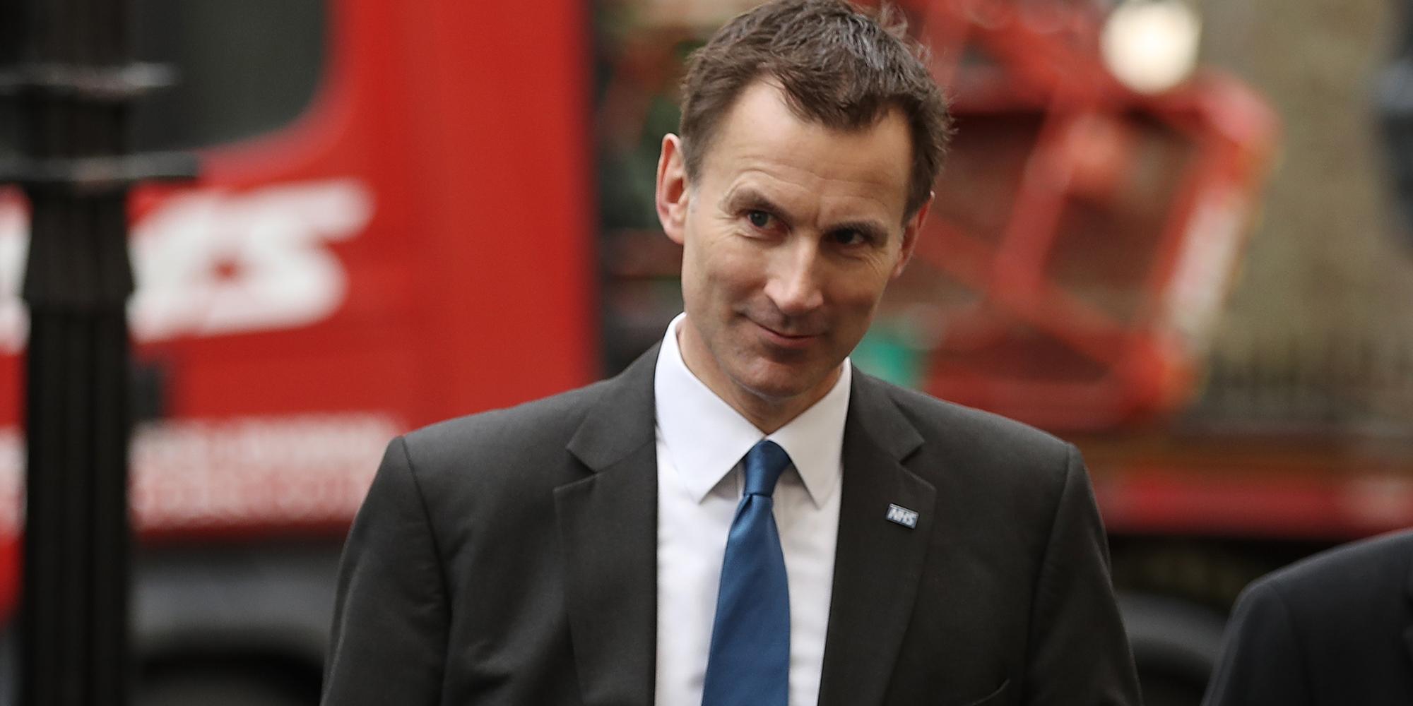Jeremy Hunt admitted the blunder was 'completely extraordinary'