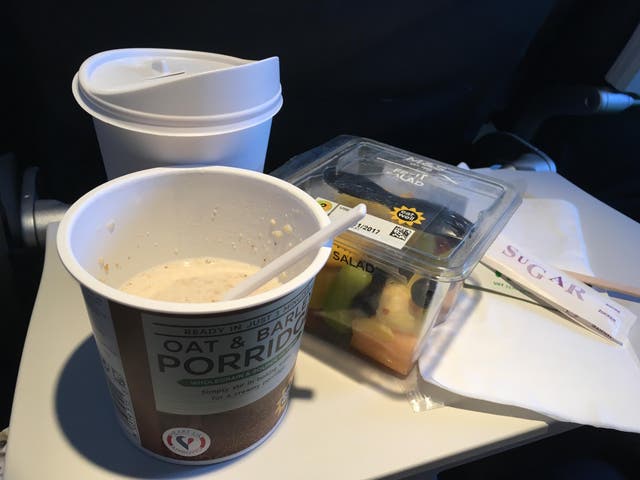 Flying buy: an £8.20 inflight breakfast on British Airways