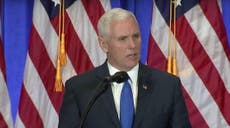 Pence 'deeply disappointed' by John Lewis snubbing Trump inauguration