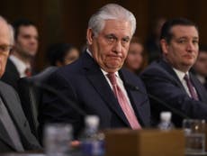 Tillerson diverges from Trump on Russia sanctions, climate change