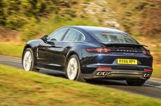 On the road in the Porsche Panamera 4S Diesel