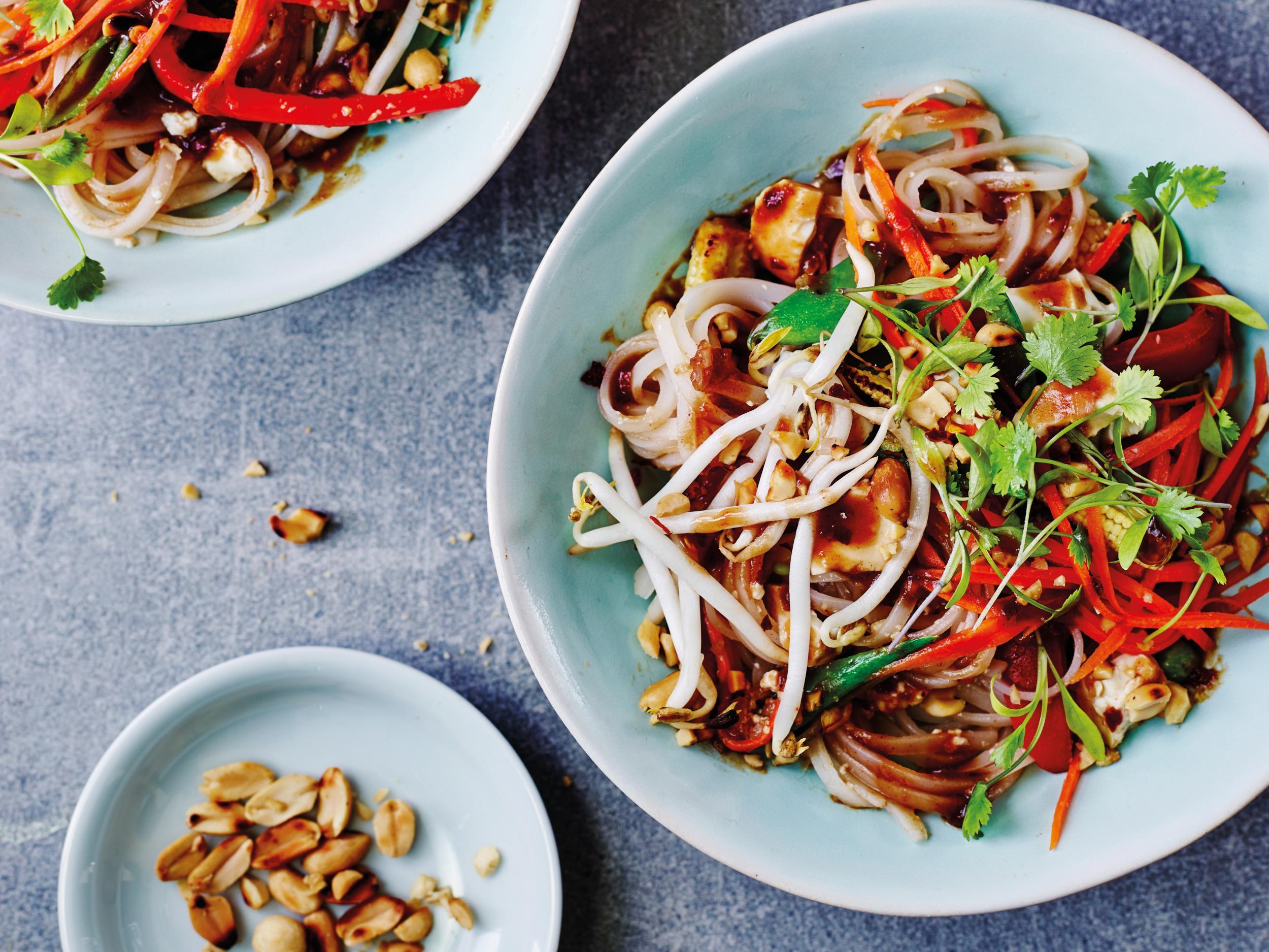A mouth-watering tofu Pad Thai