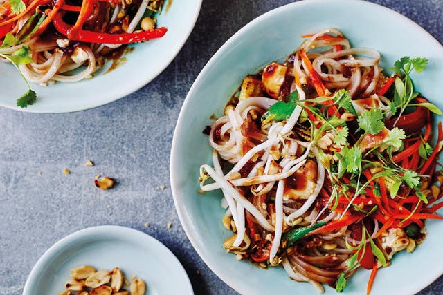 A mouth-watering tofu Pad Thai