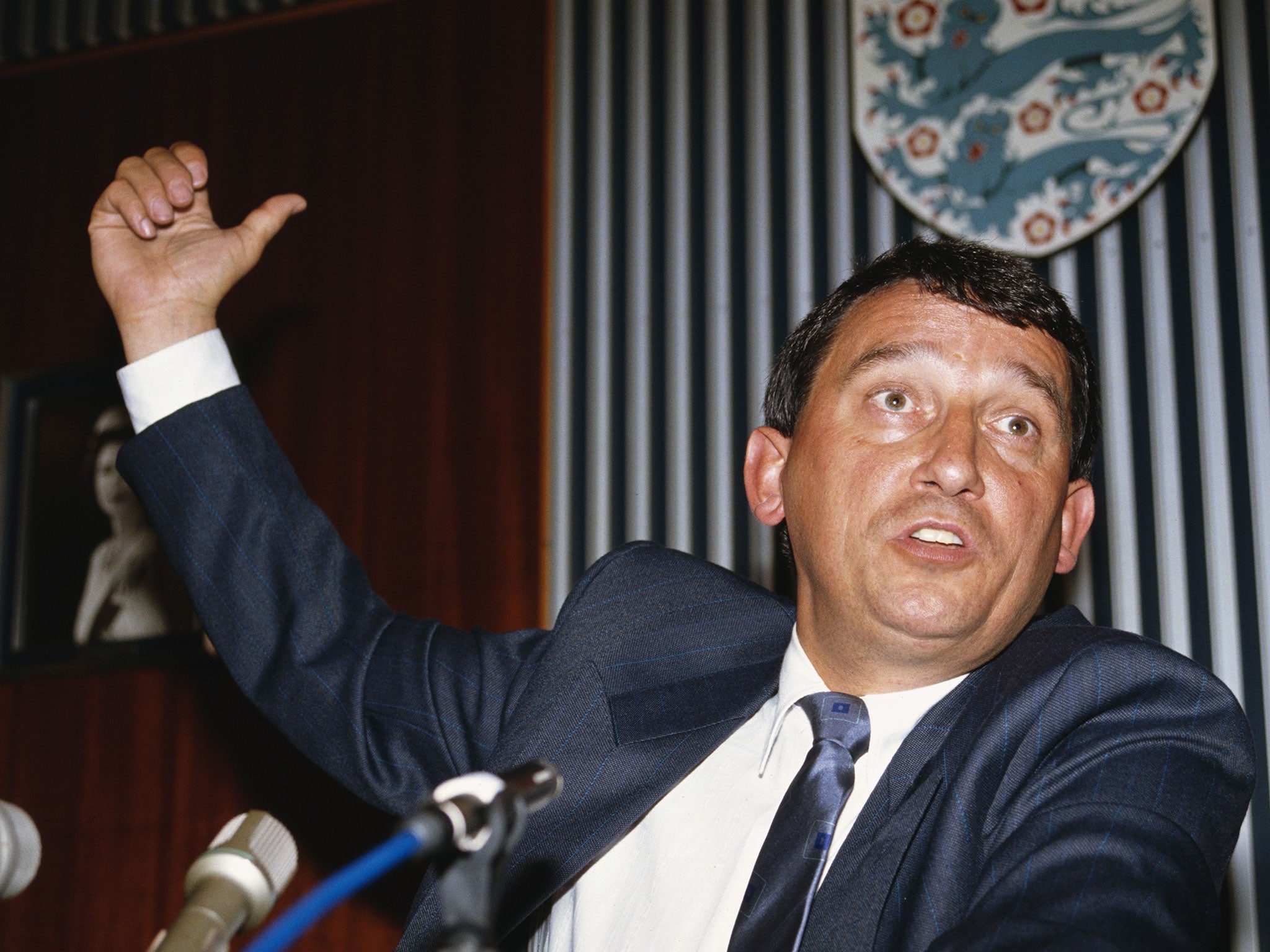 &#13;
Taylor is unveiled as the new England manager at FA headquarters on 16 July, 1990 &#13;