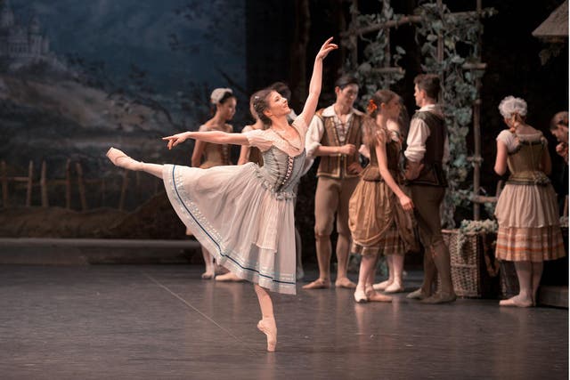 Alina Cojocaru as Giselle in the English National Ballet's revival 