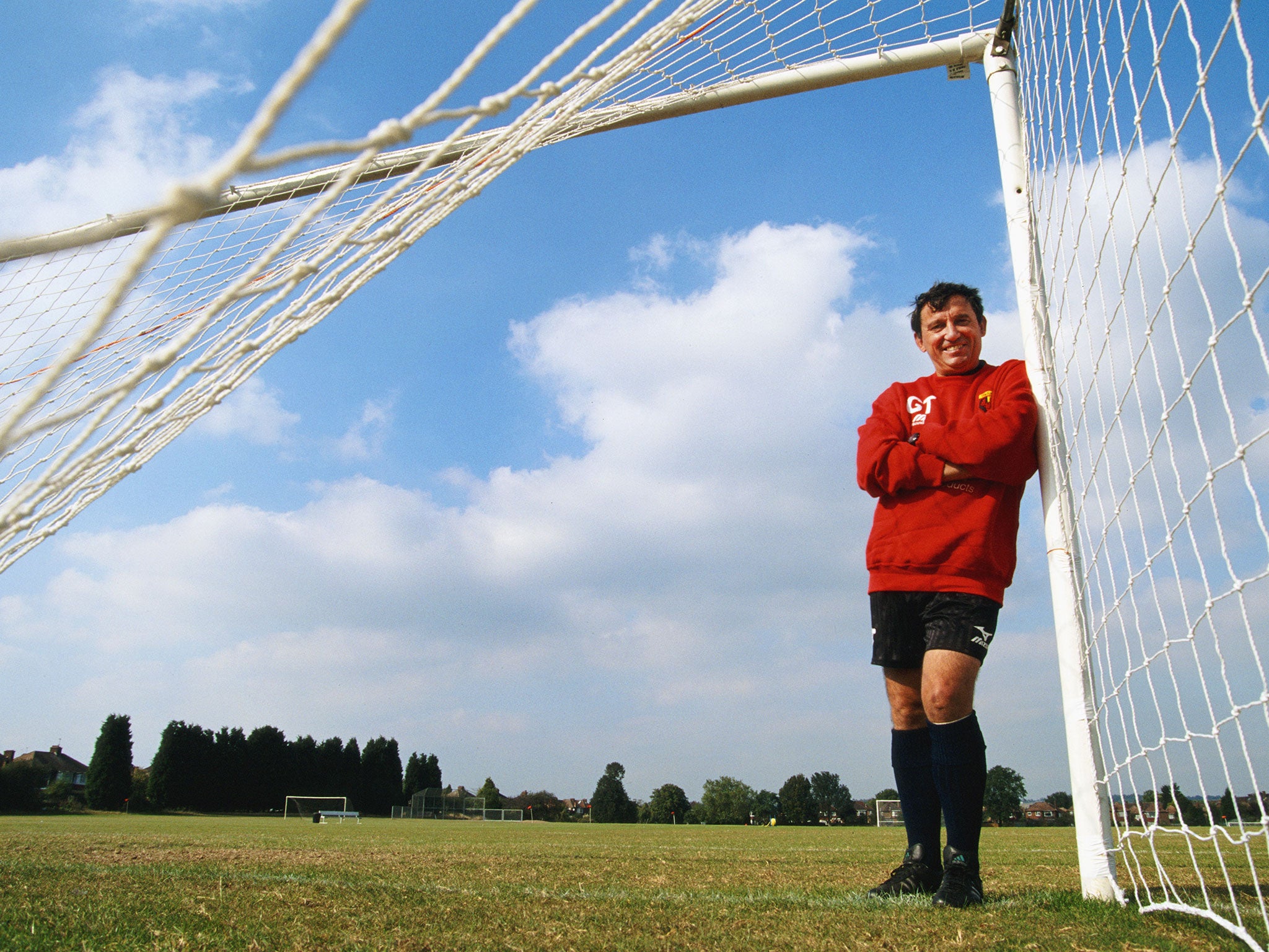 &#13;
Taylor pictured during his second stint as Watford manager in May of 1997 &#13;