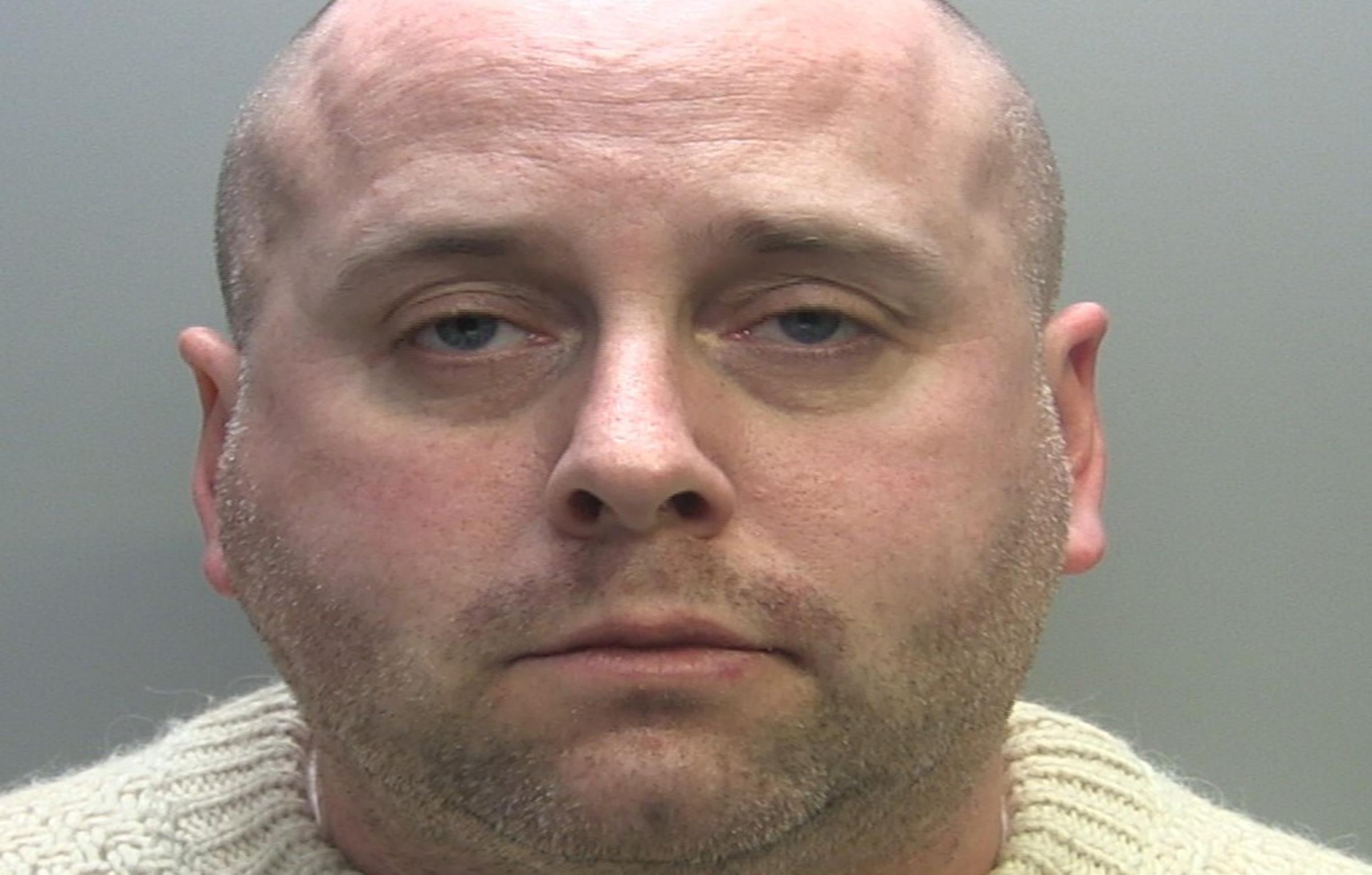 Suspected paedophile Stephen Carruthers was arrested after a car crash