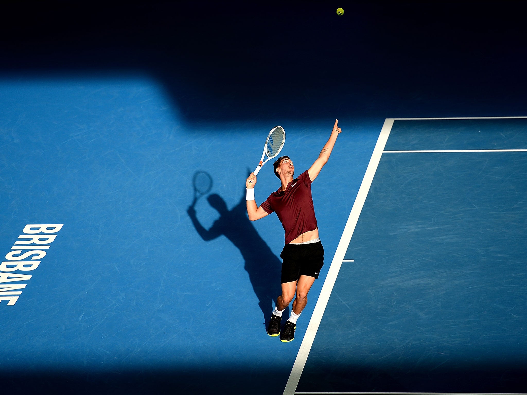 The American blew away Novak Djokovic at Wimbledon last year