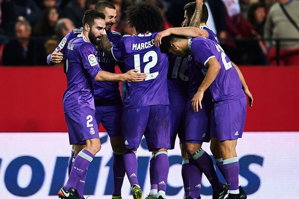 Real Madrid vs Sevilla match report: Karim Benzema's late goal saves ...