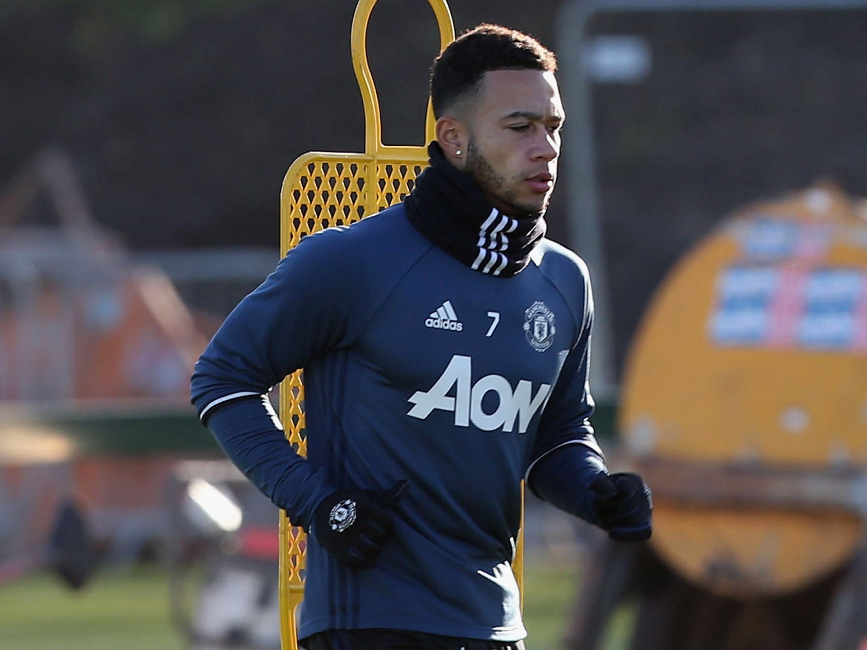 Depay hasn't played for United since November