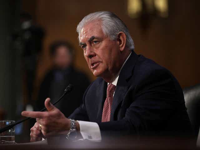 Rex Tillerson said he would need more information about the proposed Muslim registry before giving his opinion