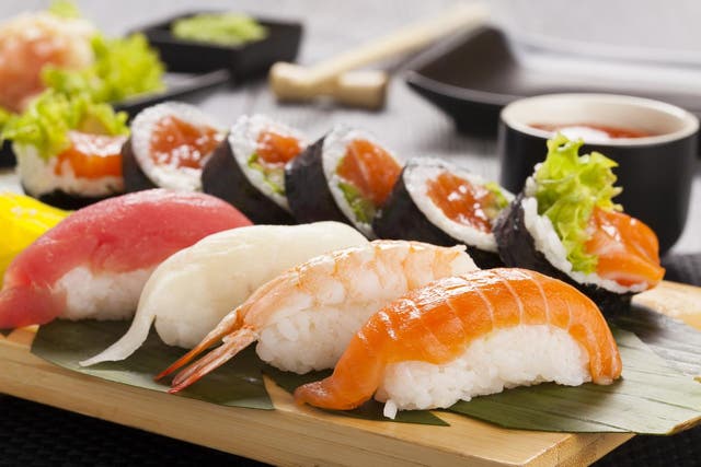 Japanese sushi has become an increasingly-popular lunch option in the UK