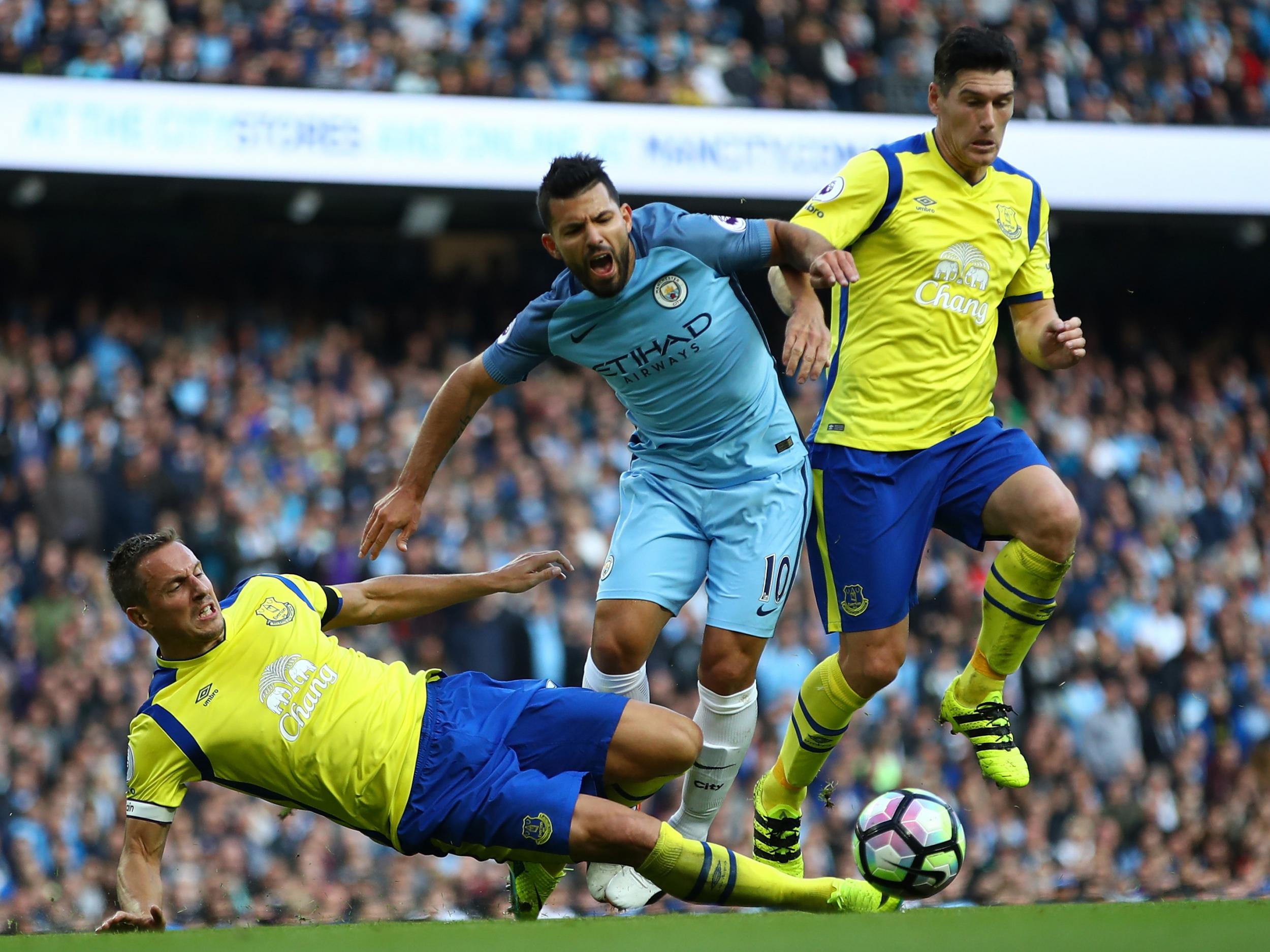 City and Everton drew 1-1 earlier in the season