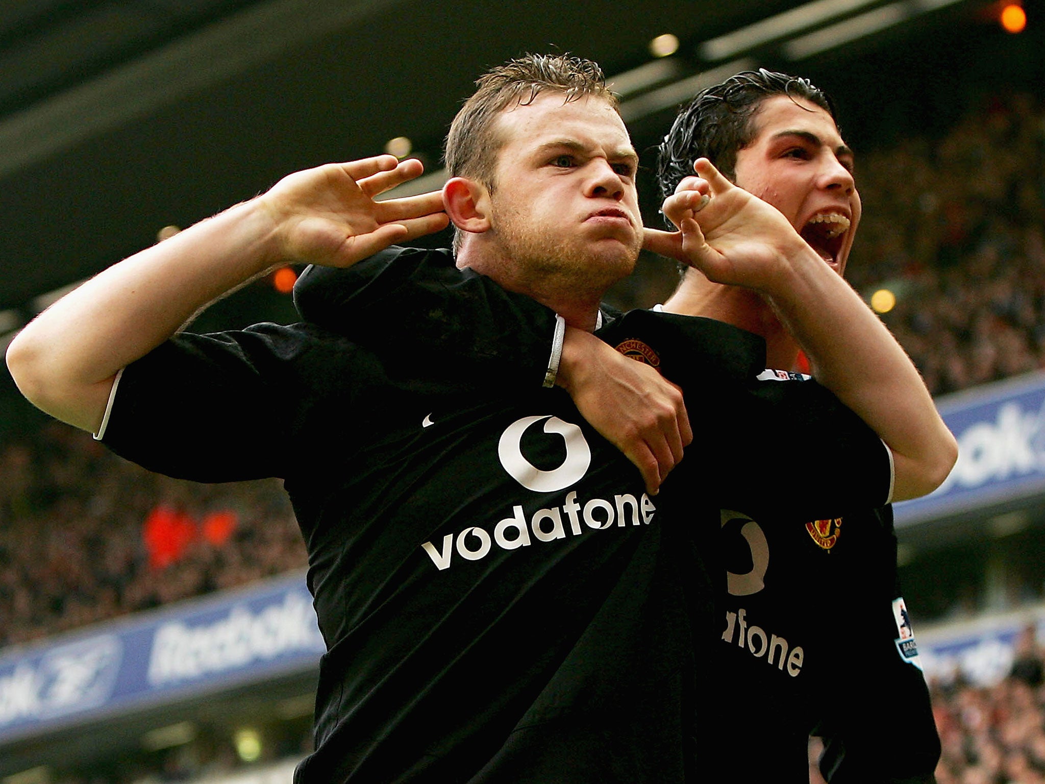 Celebrating in front of the Liverpool fans after scoring in 2005 set the tone for Wayne Rooney and Liverpool's rivalry