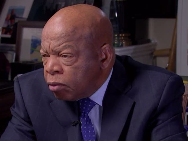 Rep John Lewis has not missed a presidential inauguration since he took office in 1987