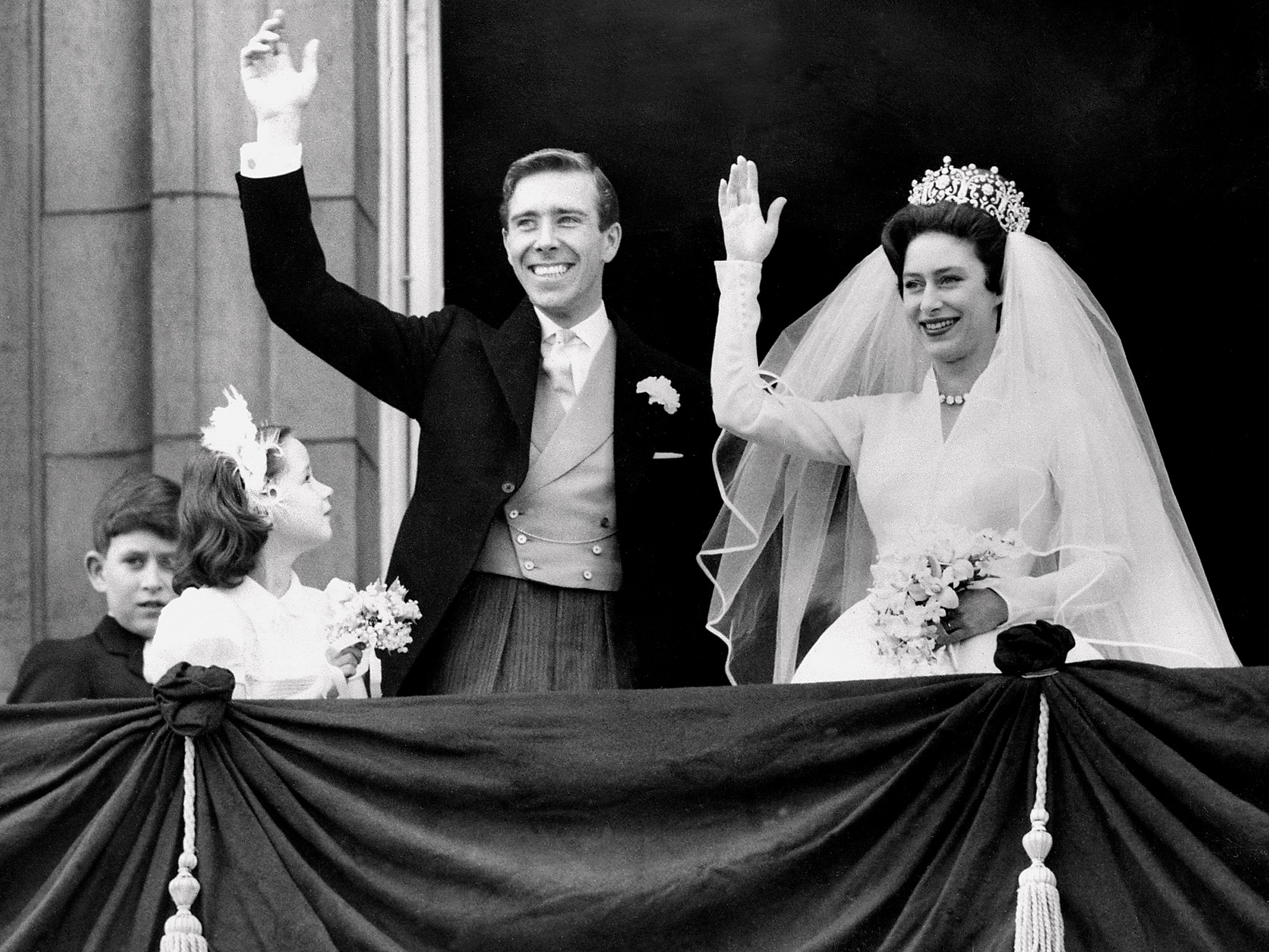 The couple on their wedding day in 1960