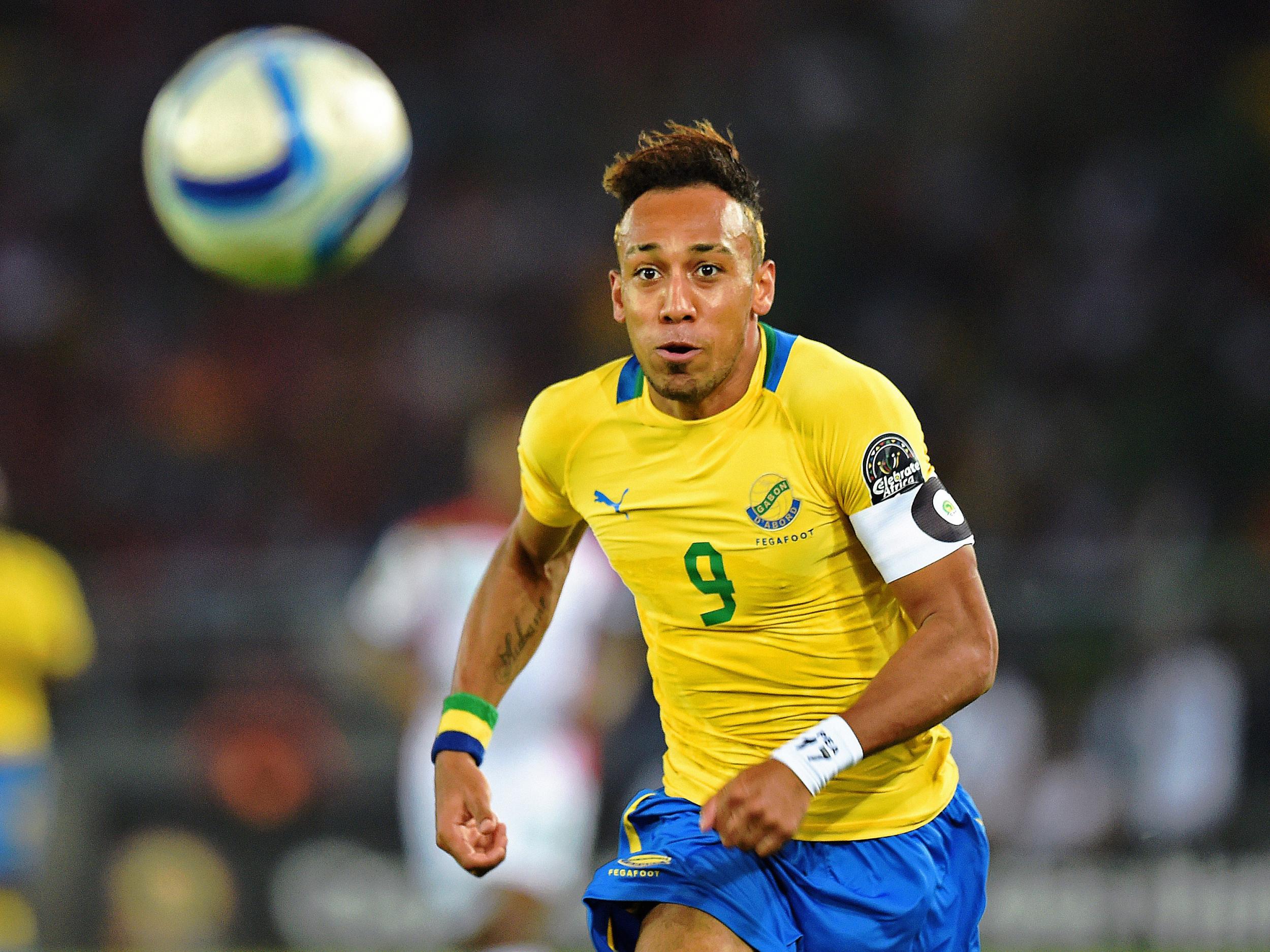 Aubameyang was the star of the show for Gabon in 2012