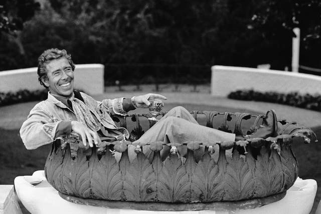 Lord Snowdon, pictured in Peter Sellers's garden in the mid-1970s, was known for being a ‘free spirit’