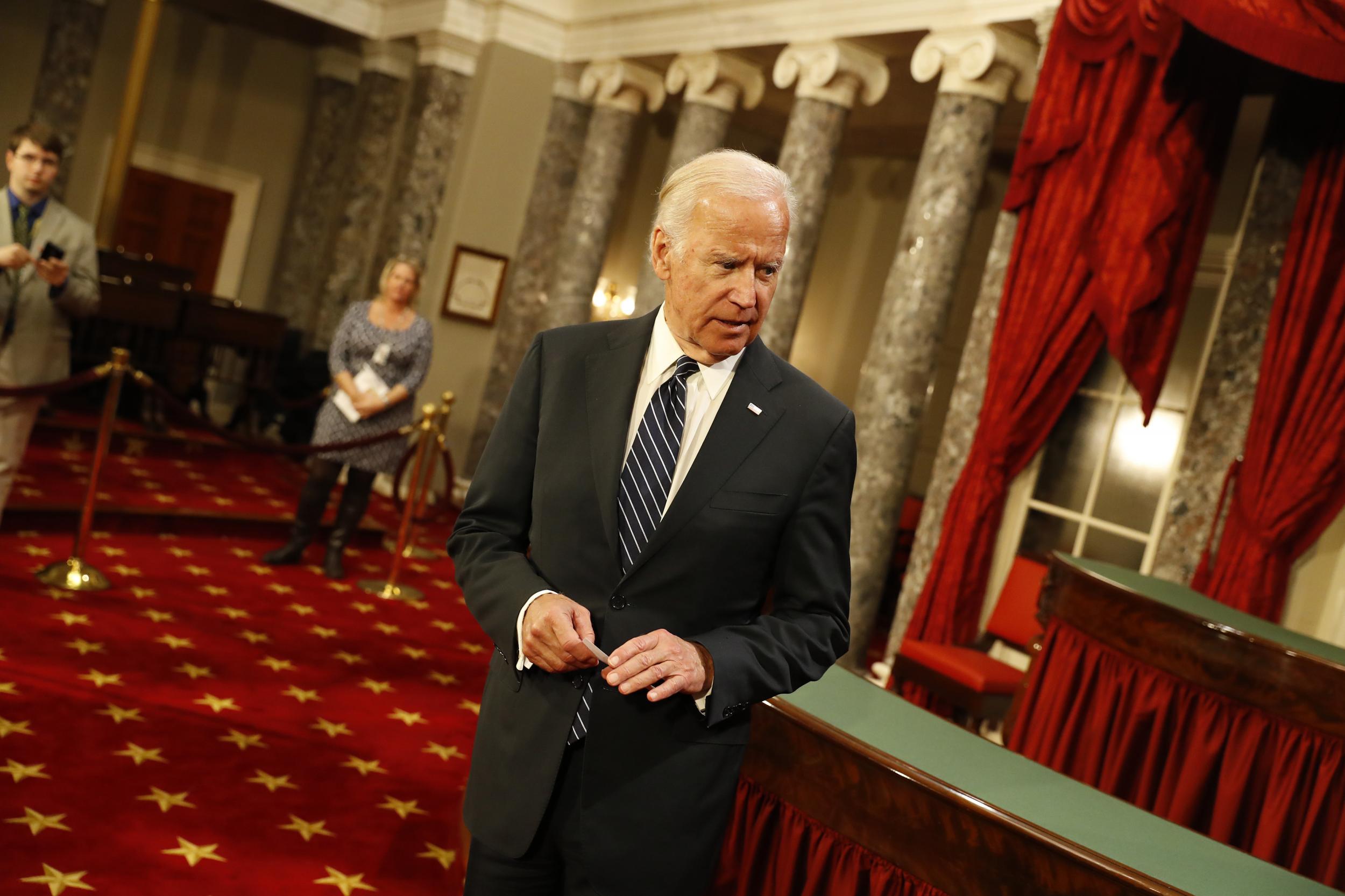 Mr Biden said he will spend around $6 million to employ an 'entire operation'