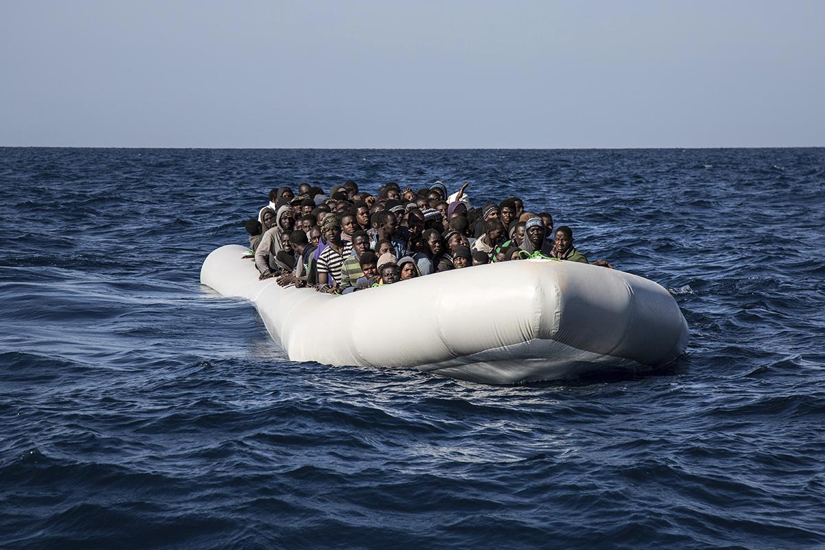 The disaster came a day after two migrants were found crushed to death in a dinghy