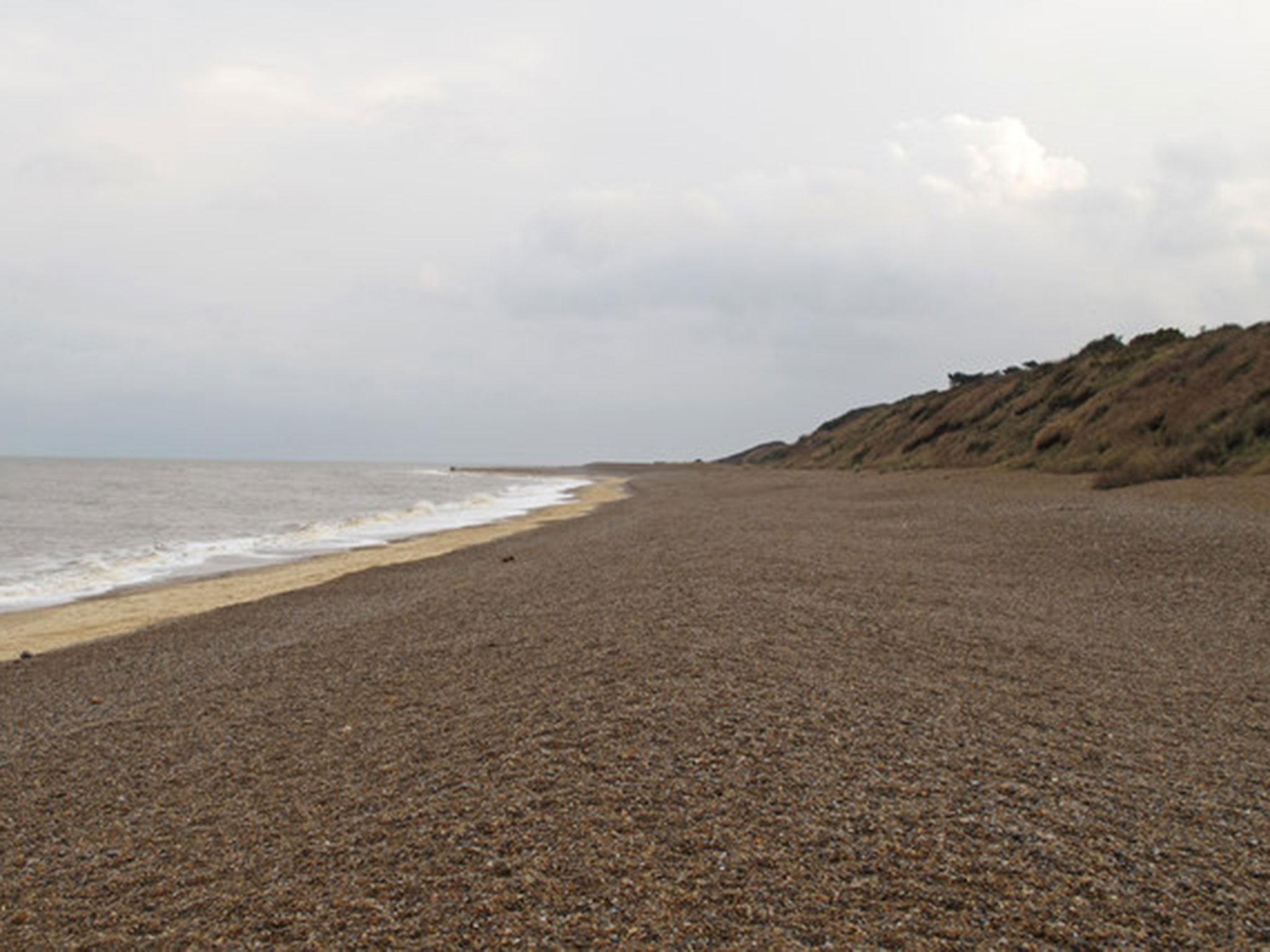 File photo of the beach near Thorpeness, Suffolk