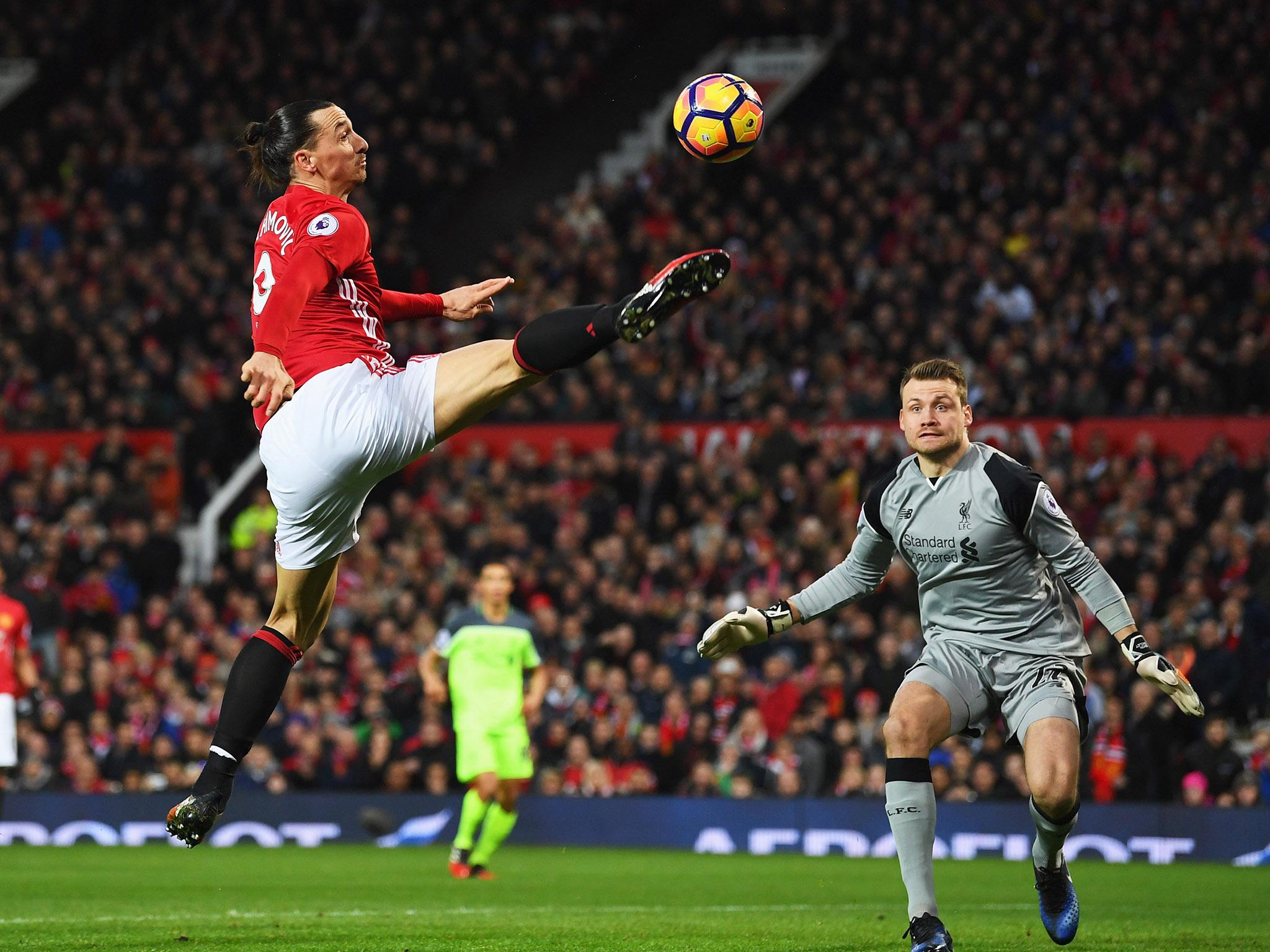 Zlatan Ibrahimovic was on form for United when others disappeared (Getty Images)