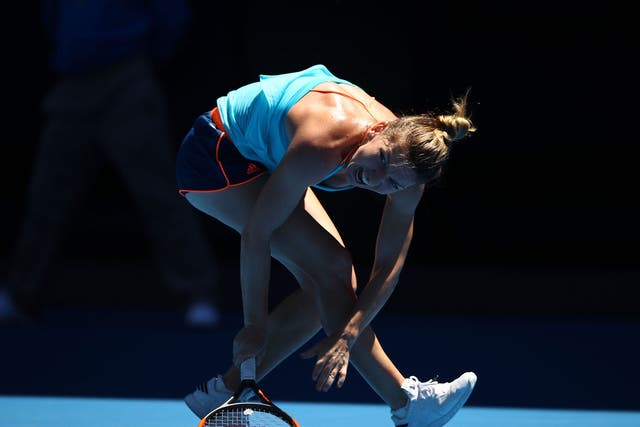 Simona Halep suffered a surprise first-round defeat by Shelby Rogers at the Australian Open
