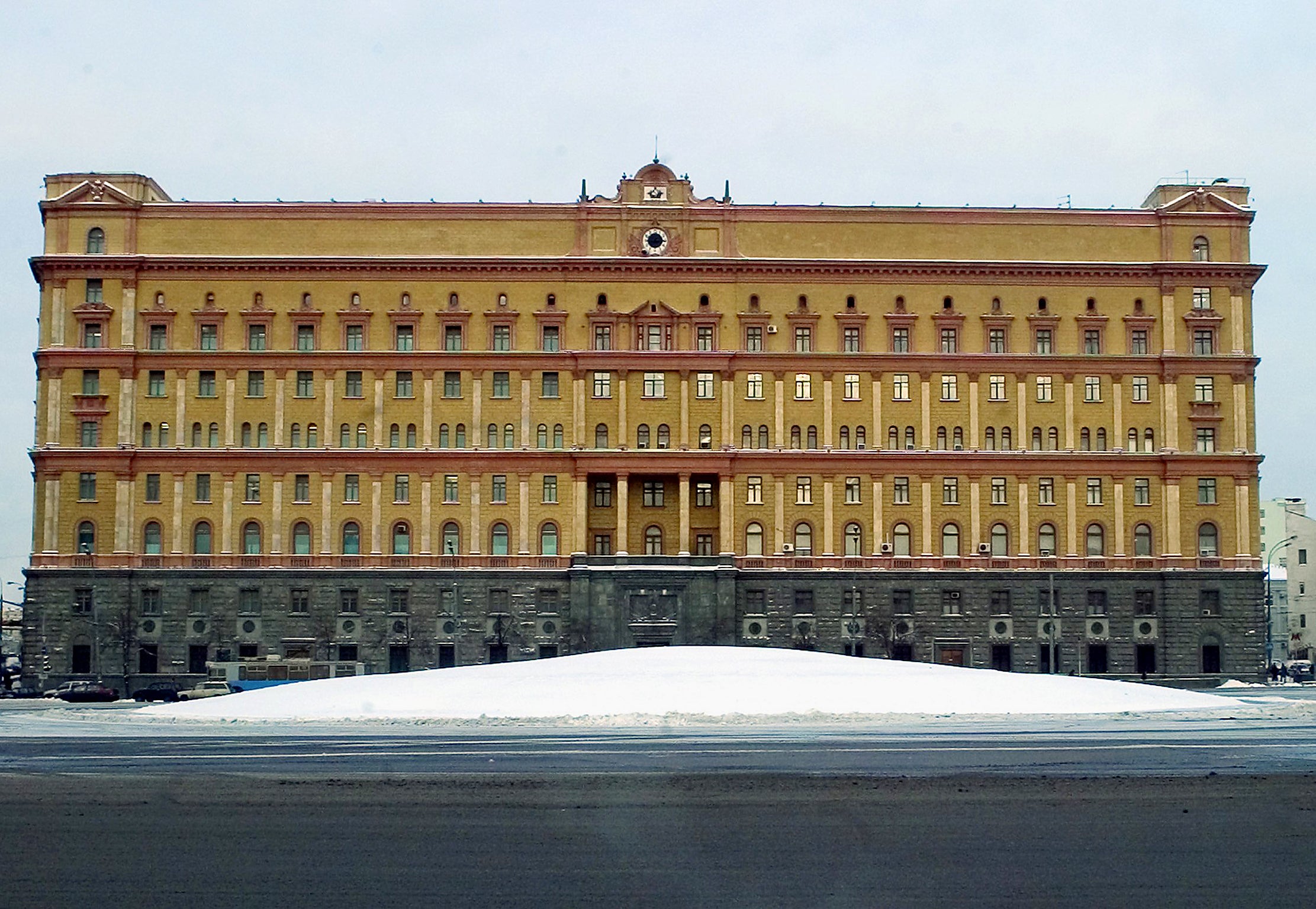 The FSB building in Moscow used to house the KGB which organised dalliances to entrap UK and US officials