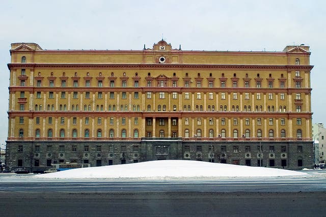 The FSB building in Moscow used to house the KGB which organised dalliances to entrap UK and US officials