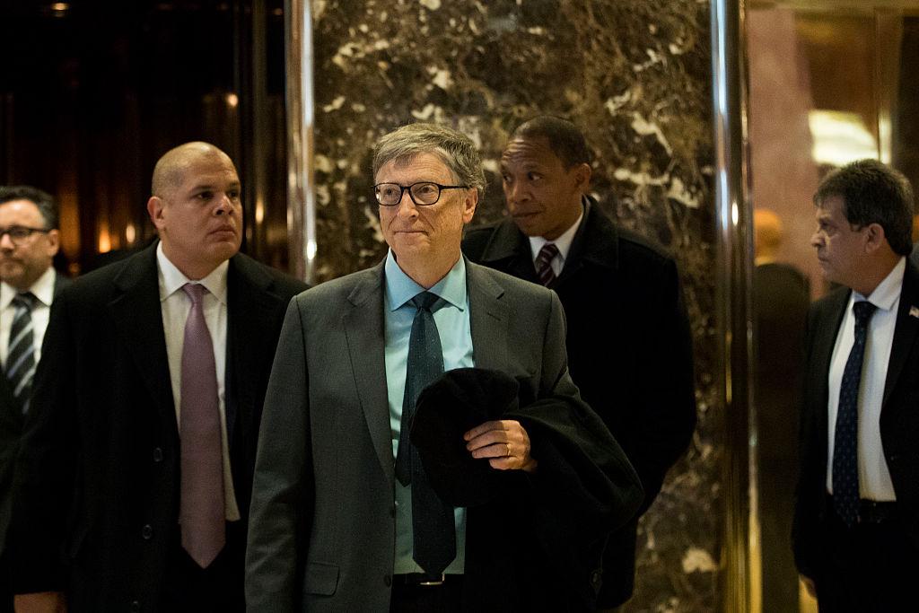 Mr Gates, the world's richest man, revealed he had a “good discussion” with Mr Trump in December