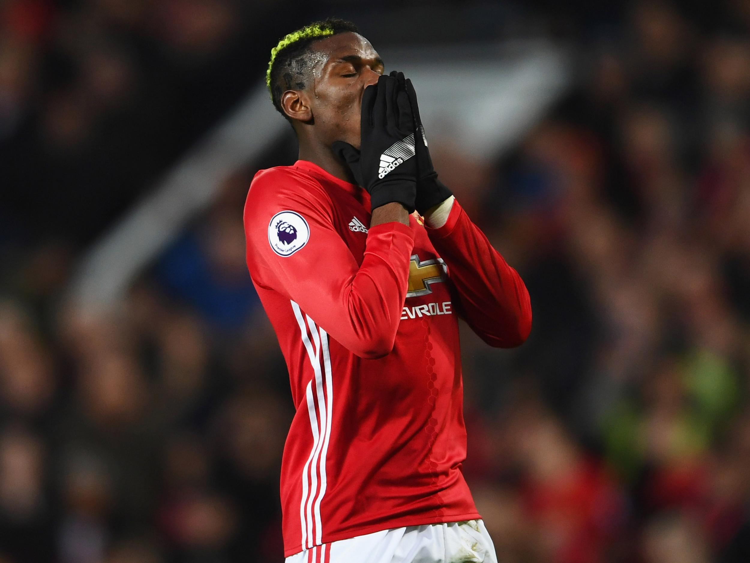 Paul Pogba was guilty of missing a guilt-edge chance against Liverpool