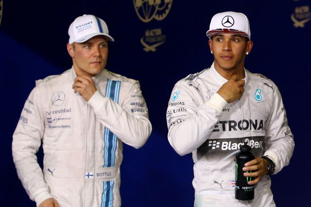 Valterri Bottas will partner Lewis Hamilton at Mercedes in 2017