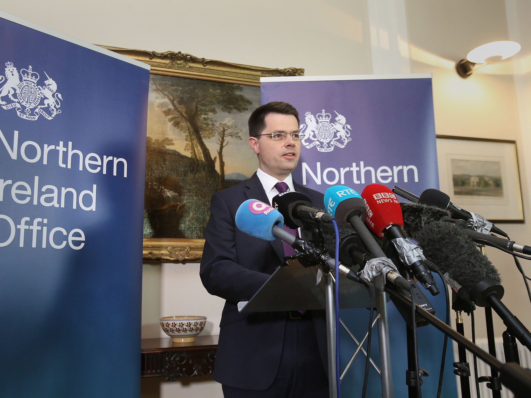 Northern Ireland Secretary James Brokenshire calls snap Stormont election for 2 March