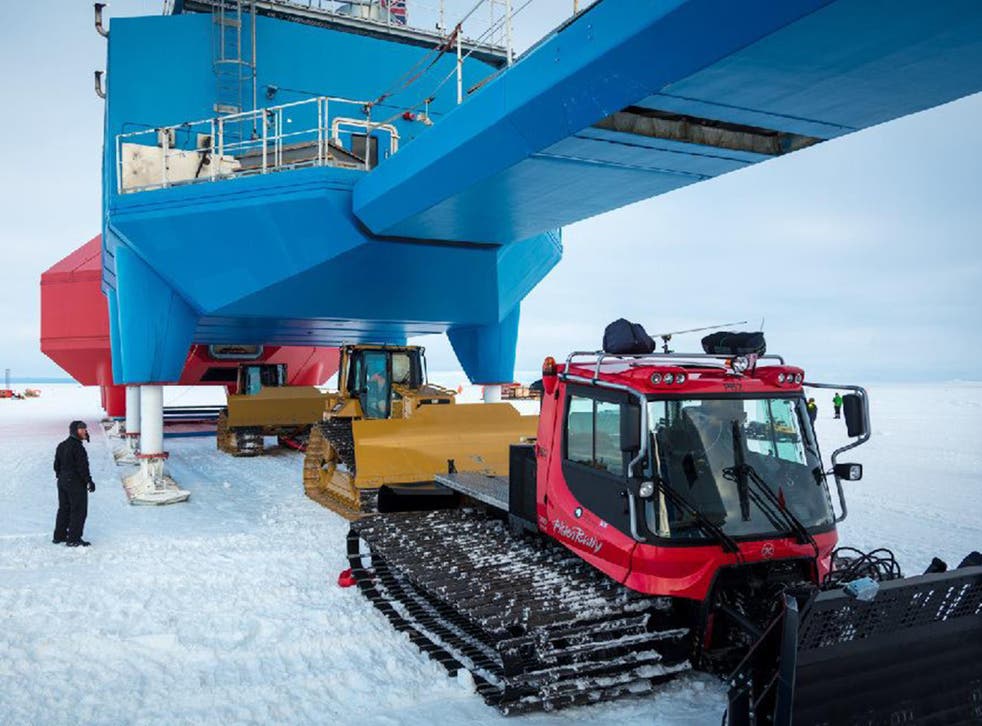 The Halley VI Research Station is being relocated to a new site 23 kilometres away