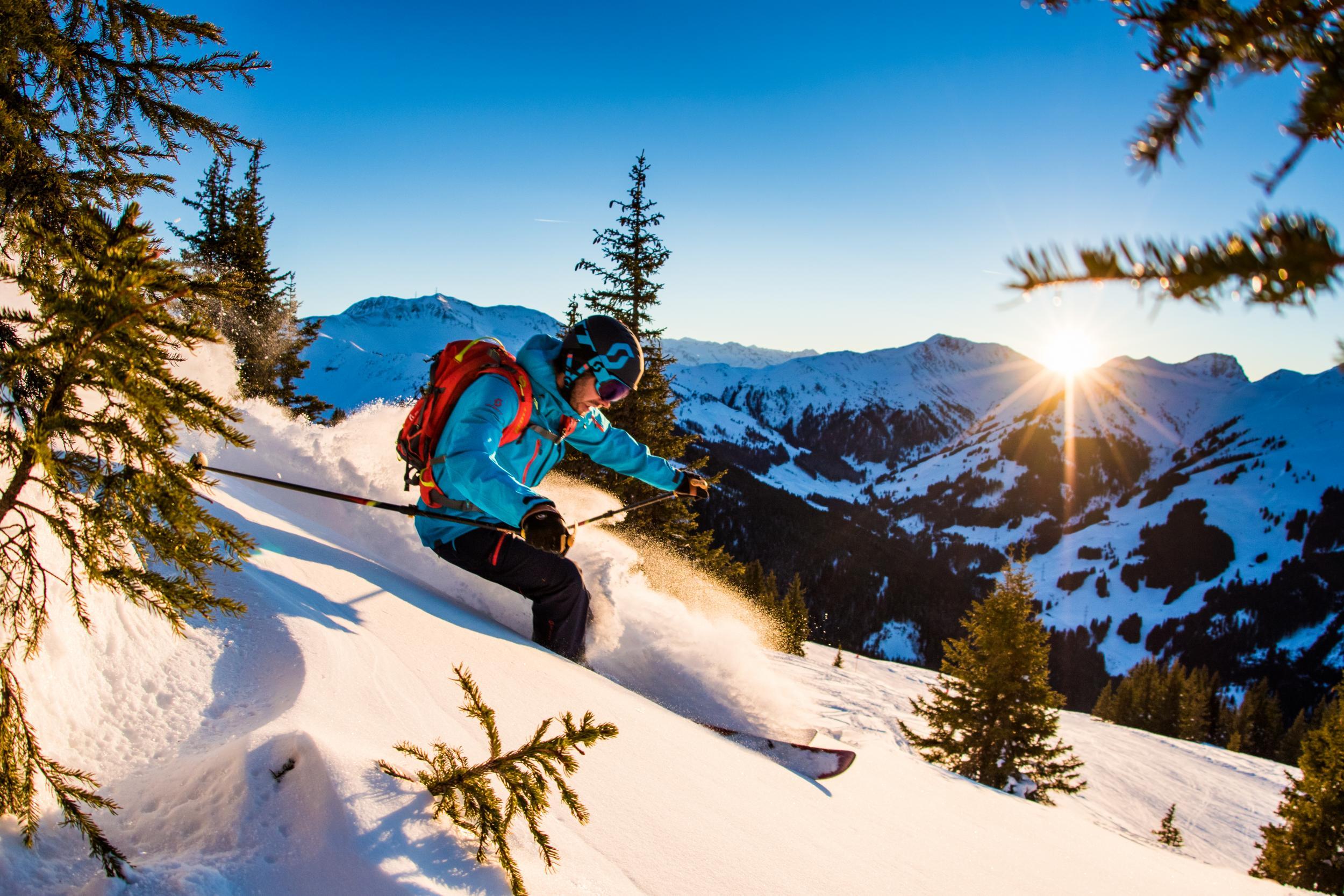 Beat everyone else to the top of the run and you'll have the slopes to yourself