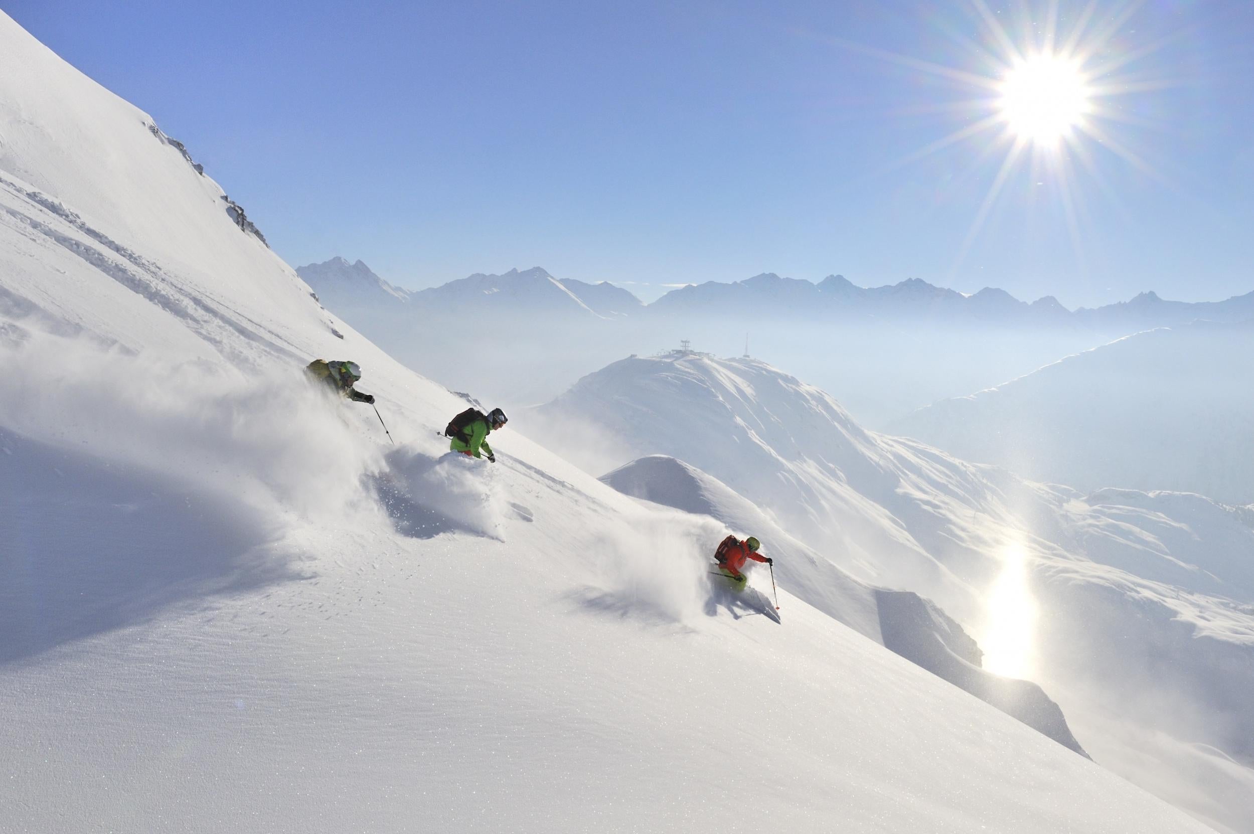 Every skier's dream – fresh powder all to yourself